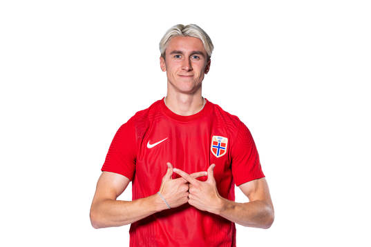 Dennis Johnsen of the Norwegian national football team