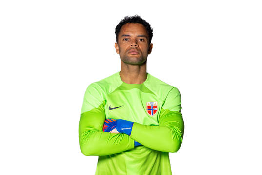 Goalkeeper Sten Grytebust of the Norwegian national