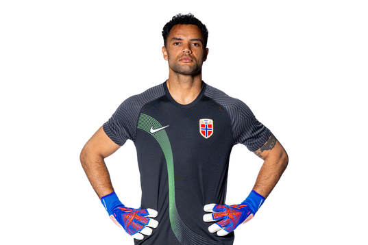 Goalkeeper Sten Grytebust of the Norwegian national