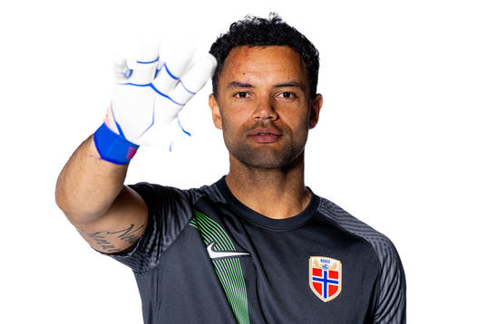 Goalkeeper Sten Grytebust of the Norwegian national