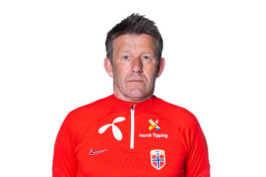 Bård Wiggen of the Norwegian national football team poses