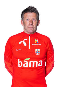 Bård Wiggen of the Norwegian national football team poses