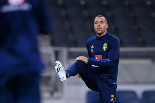 Robin Quaison of the Swedish national football team