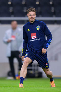 Mattias Svanberg of the Swedish national football team