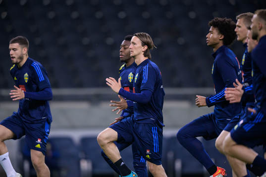 Kristoffer Olsson of the Swedish national football team