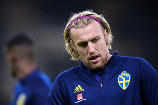 Emil Forsberg of the Swedish national football team