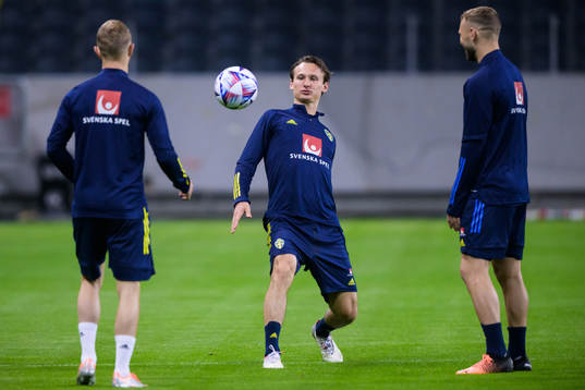 Hjalmar Ekdal of the Swedish national football team