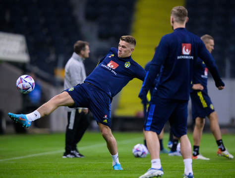 Viktor Gyökeres of the Swedish national football team