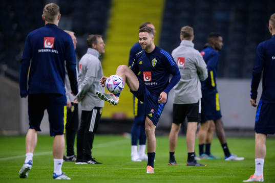 Gabriel Gudmundsson of the Swedish national football team