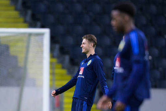 Mattias Svanberg of the Swedish national football team