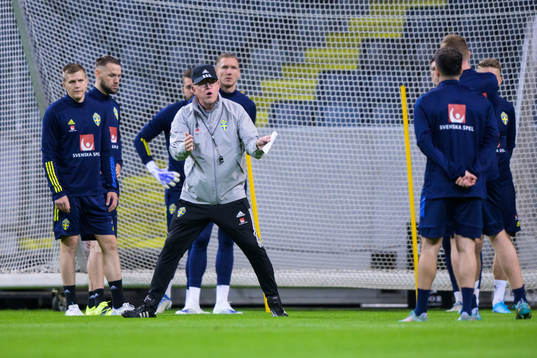 Head coach Janne Andersson of the Swedish national football