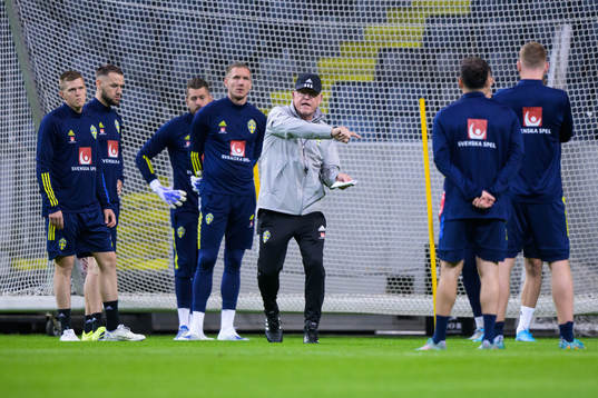 Head coach Janne Andersson of the Swedish national football