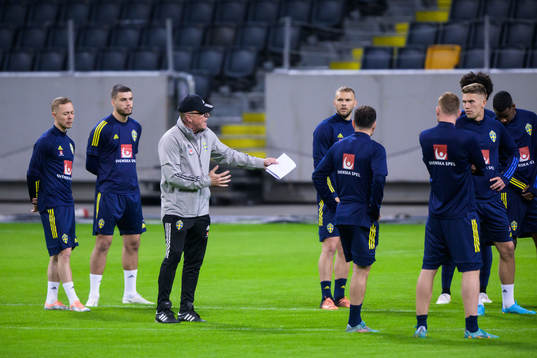 Head coach Janne Andersson of the Swedish national football