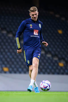 Viktor Gyökeres of the Swedish national football team