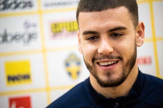 Edvin Kurtulus of the Swedish national football team
