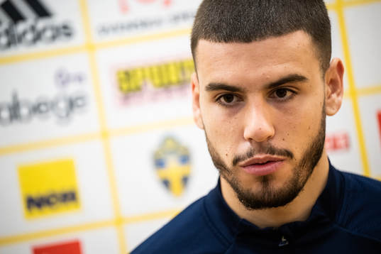 Edvin Kurtulus of the Swedish national football team