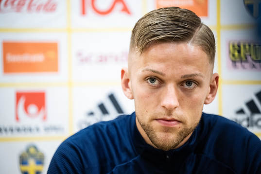 Jesper Karlsson of the Swedish national football team