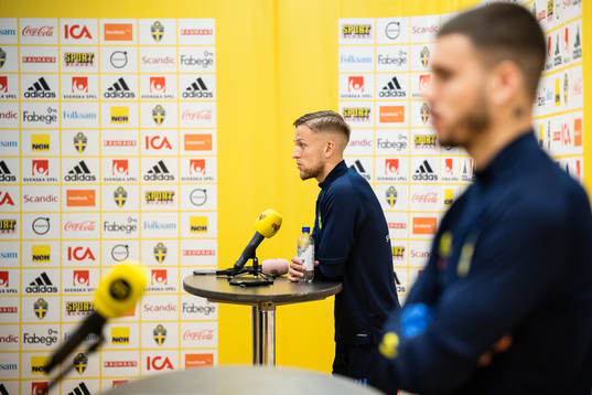 Jesper Karlsson of the Swedish national football team