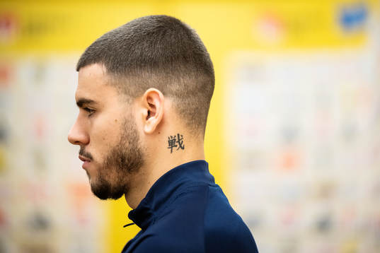 Edvin Kurtulus of the Swedish national football team