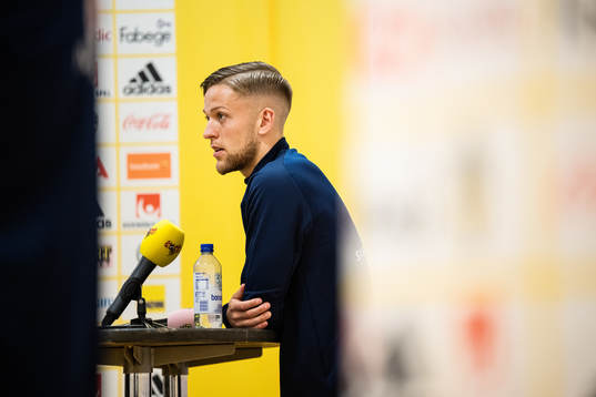 Jesper Karlsson of the Swedish national football team