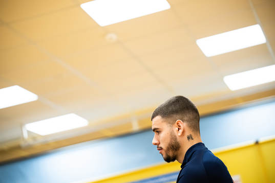 Edvin Kurtulus of the Swedish national football team