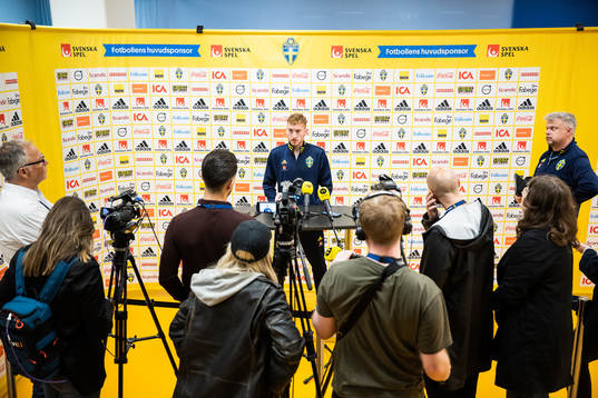 Dejan Kulusevski of the Swedish national football team
