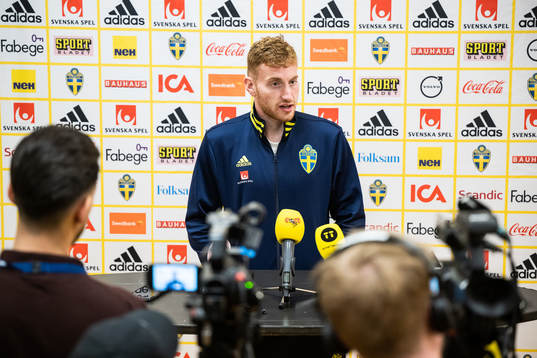 Dejan Kulusevski of the Swedish national football team