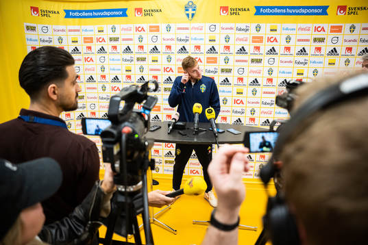Dejan Kulusevski of the Swedish national football team