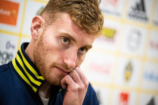 Dejan Kulusevski of the Swedish national football team