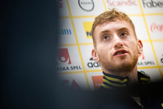 Dejan Kulusevski of the Swedish national football team