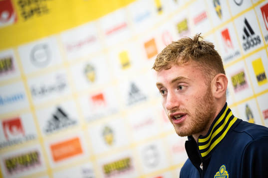 Dejan Kulusevski of the Swedish national football team