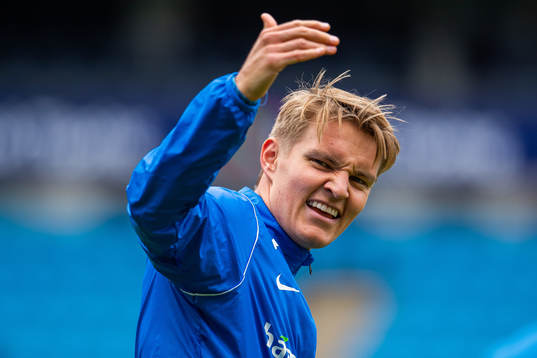 Martin Ødegaard of the Norwegian national football team