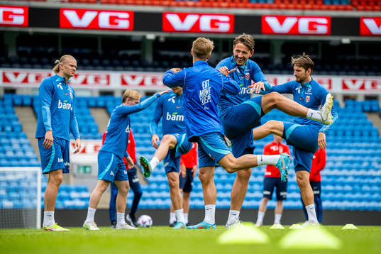 Sander Berge of the Norwegian national football team