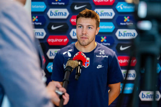 Fredrik André Bjørkan of the Norwegian national football