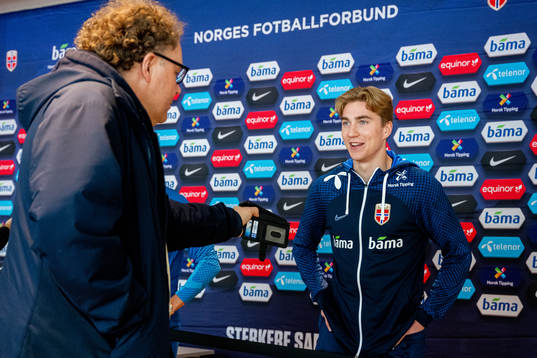 Tore Ulrik Bratland, journalist of Dagbladet, and Kristian