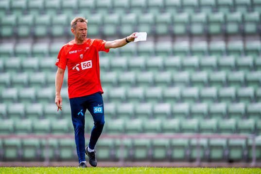 Martin Sjögren, head coach of the Norwegian women's
