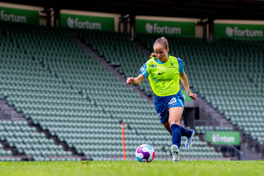 Guro Reiten of the Norwegian women's national football team
