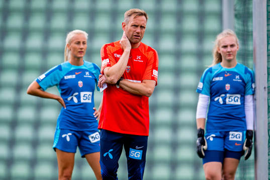Martin Sjögren, head coach of the Norwegian women's