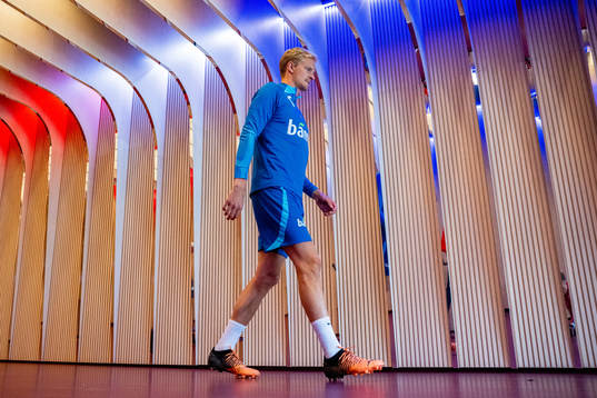 Morten Thorsby of the Norwegian national football team