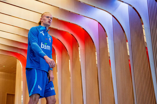 Erling Braut Haaland of the Norwegian national football team