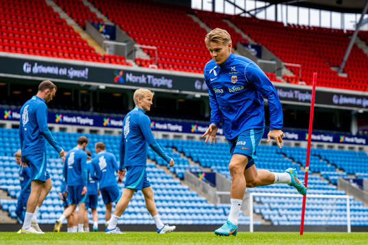 Martin Ødegaard of the Norwegian national football team