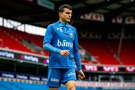 Mohamed Elyounoussi of the Norwegian national football team