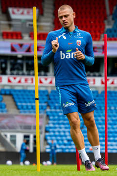 Julian Ryerson of the Norwegian national football team