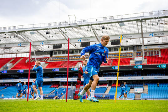 Martin Ødegaard of the Norwegian national football team