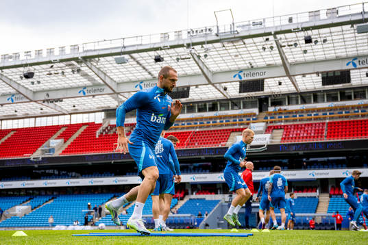 Veton Berisha of the Norwegian national football team