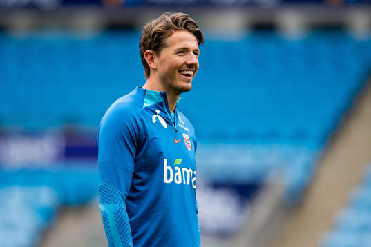 Sander Berge of the Norwegian national football team