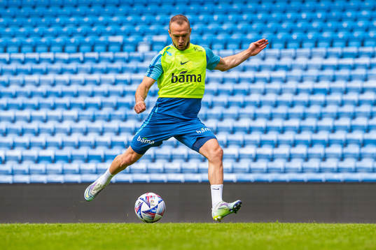 Veton Berisha of the Norwegian national football team