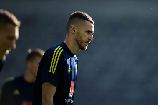 Branimir Hrgota of the Swedish national football team