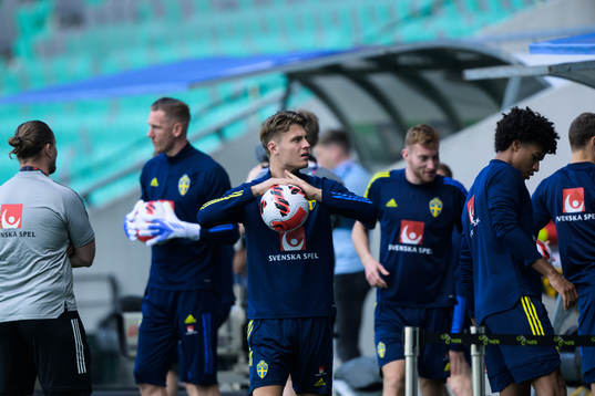 Mattias Svanberg of the Swedish national football team