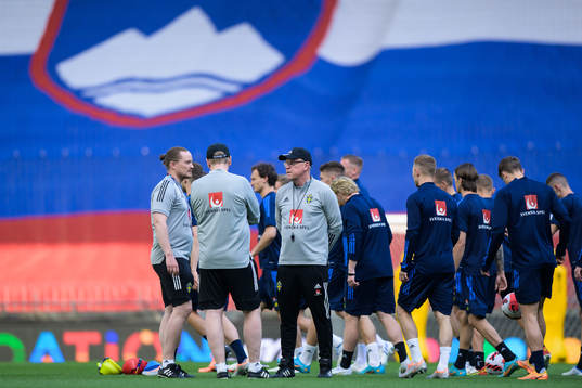 Head coach Janne Andersson of the Swedish national football